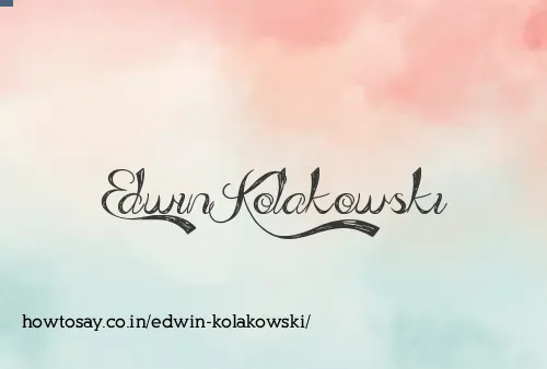 Edwin Kolakowski