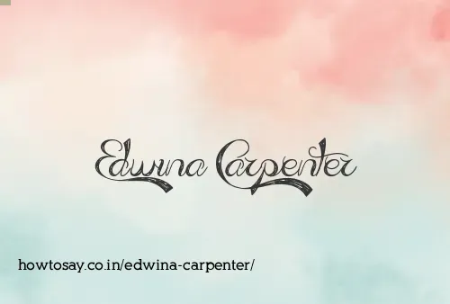 Edwina Carpenter