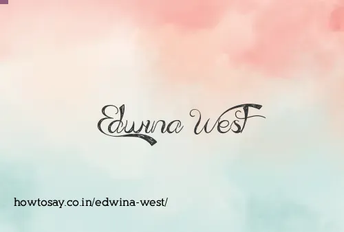 Edwina West