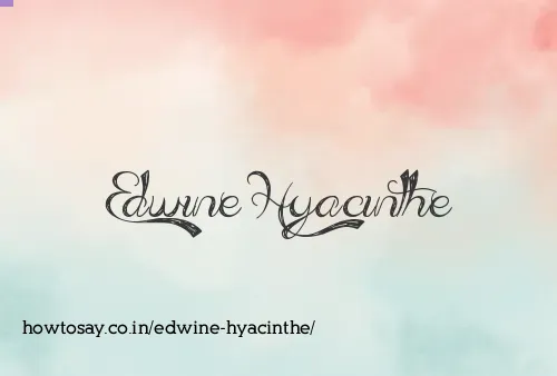 Edwine Hyacinthe