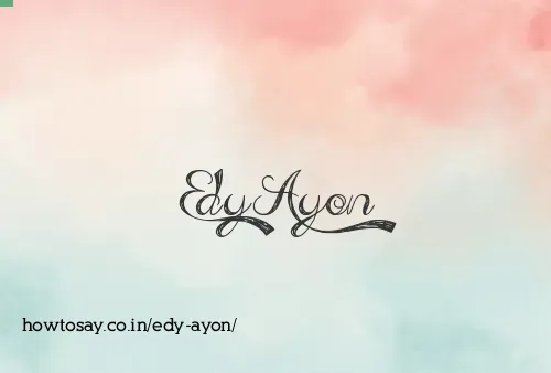 Edy Ayon