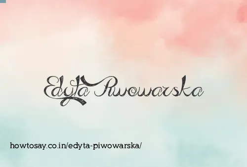 Edyta Piwowarska