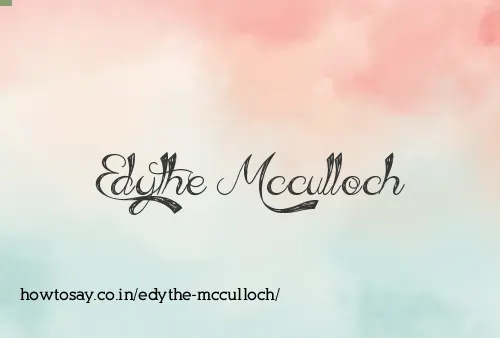 Edythe Mcculloch