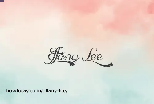 Effany Lee