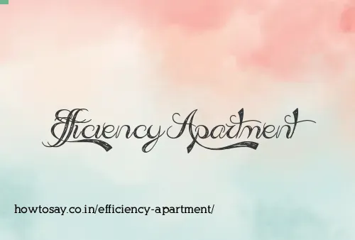 Efficiency Apartment