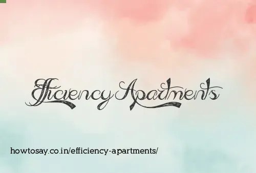 Efficiency Apartments