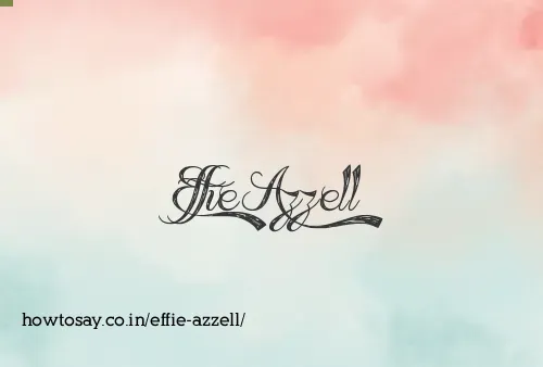 Effie Azzell