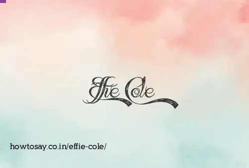 Effie Cole