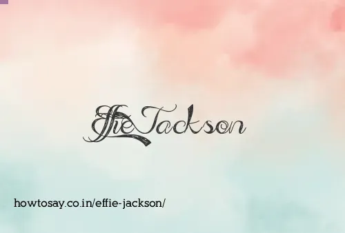 Effie Jackson