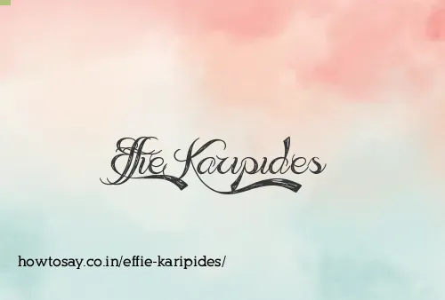 Effie Karipides