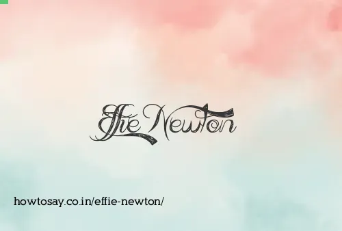 Effie Newton