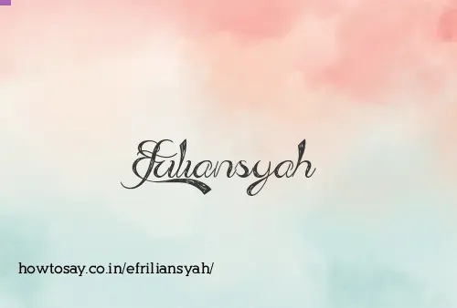Efriliansyah