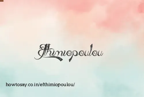 Efthimiopoulou