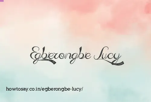 Egberongbe Lucy
