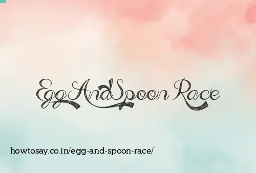 Egg And Spoon Race