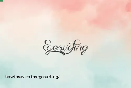 Egosurfing
