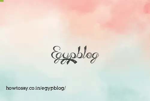 Egypblog