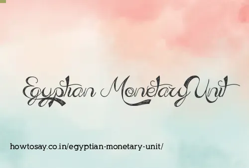 Egyptian Monetary Unit