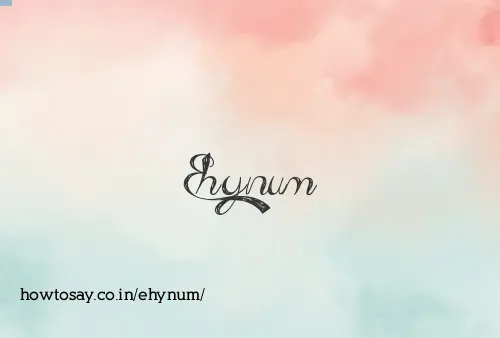 Ehynum
