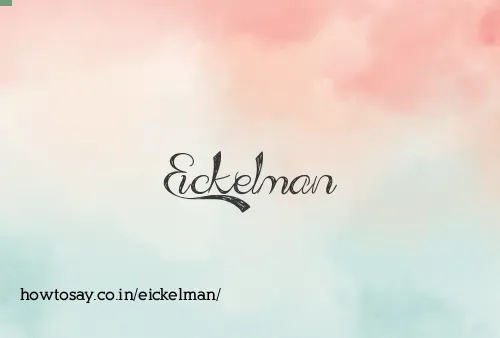 Eickelman