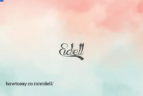 Eidell