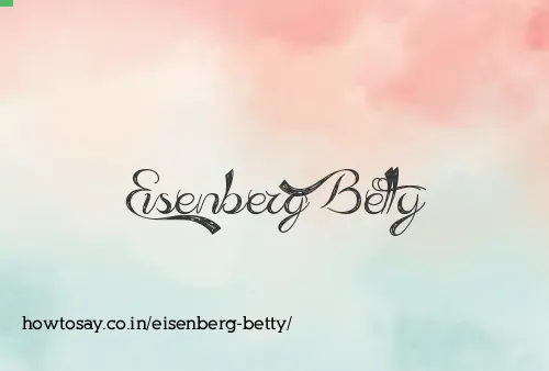 Eisenberg Betty