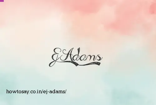 Ej Adams