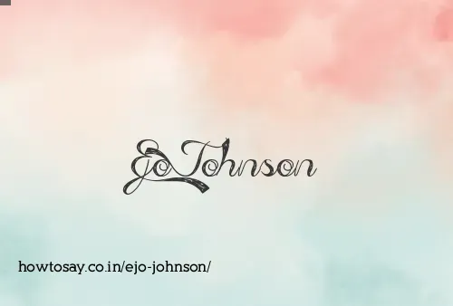 Ejo Johnson