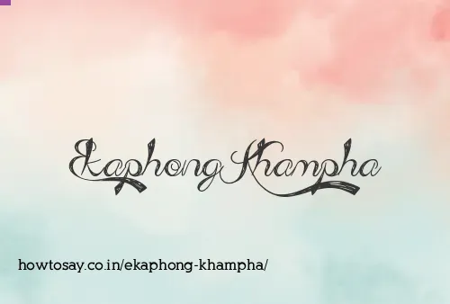 Ekaphong Khampha