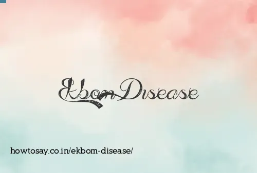 Ekbom Disease