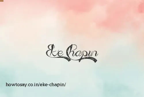Eke Chapin