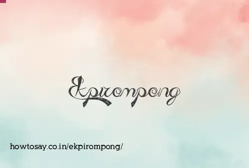 Ekpirompong