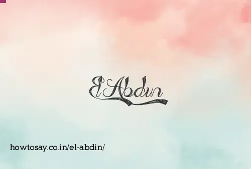 El Abdin