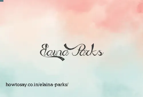 Elaina Parks