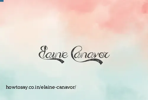 Elaine Canavor