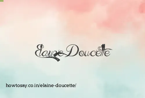 Elaine Doucette