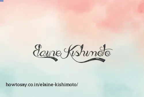 Elaine Kishimoto