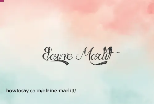 Elaine Marlitt