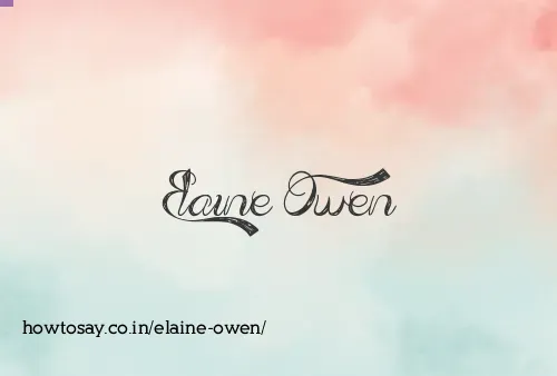 Elaine Owen