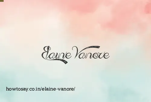 Elaine Vanore