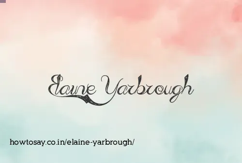 Elaine Yarbrough