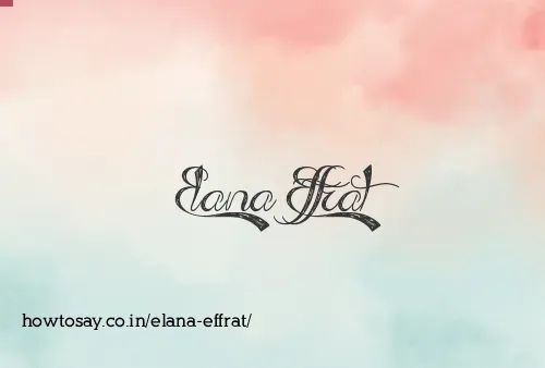 Elana Effrat
