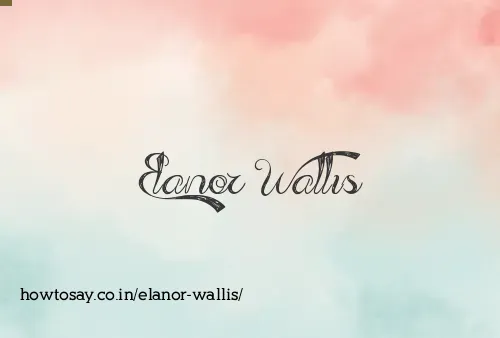 Elanor Wallis