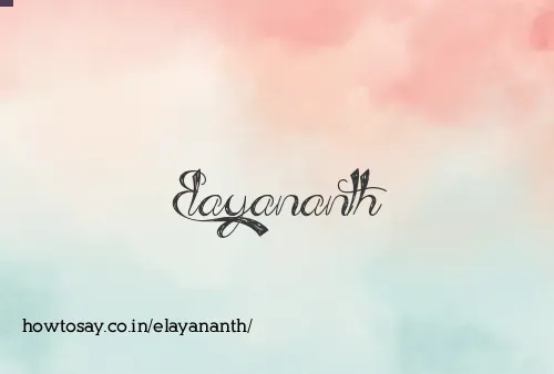 Elayananth