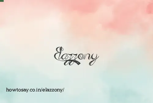 Elazzony
