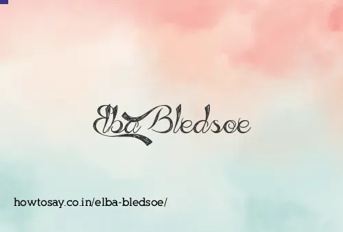Elba Bledsoe