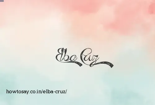 Elba Cruz