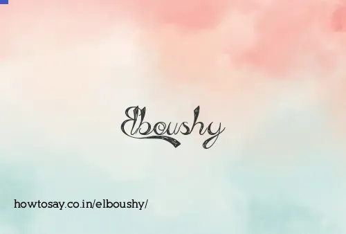 Elboushy