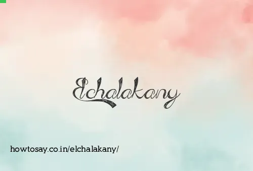 Elchalakany