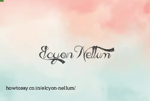 Elcyon Nellum